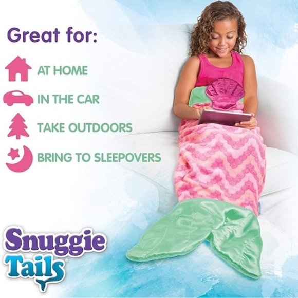 Snuggie Mermaid Tail Blanket - Picture 1 of 5